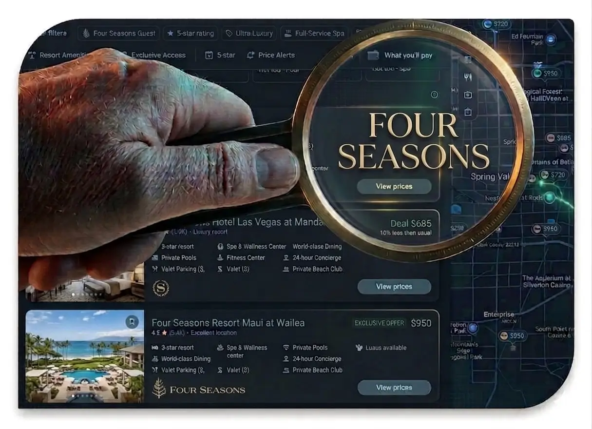 Four Seasons Hotels Nearby Search