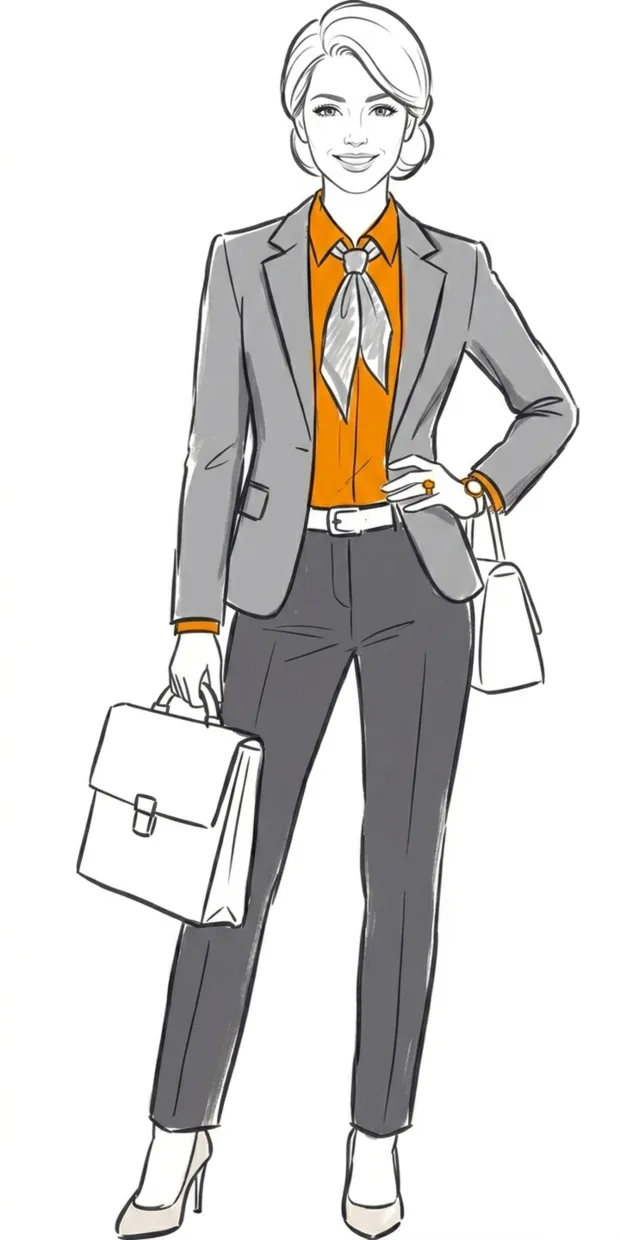Business traveler with luggage representing online business hotel booking