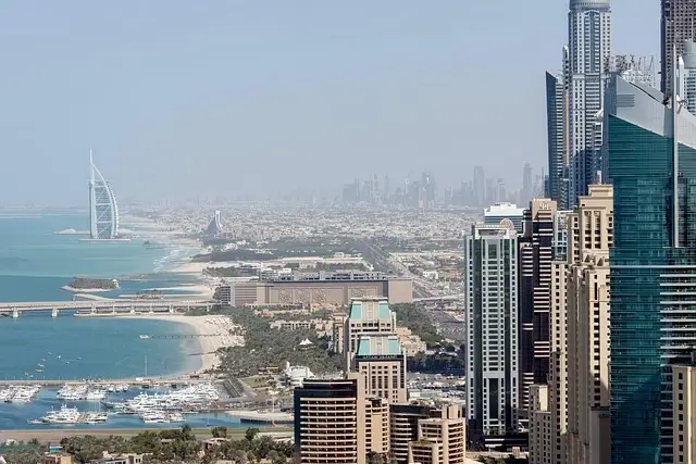 Dubai travel view for planning hotels, flights and a connected trip