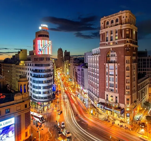 Madrid travel destination view for planning a stay and connected trip