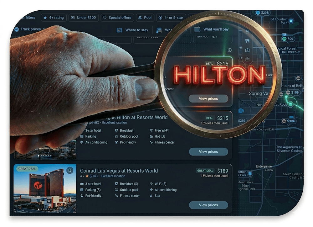 Hilton Hotels Nearby Search